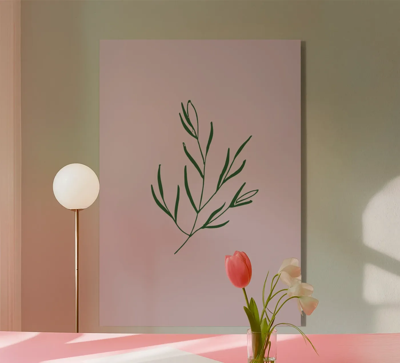 Fleur Simple No 06 Acryl-Glas von treechild