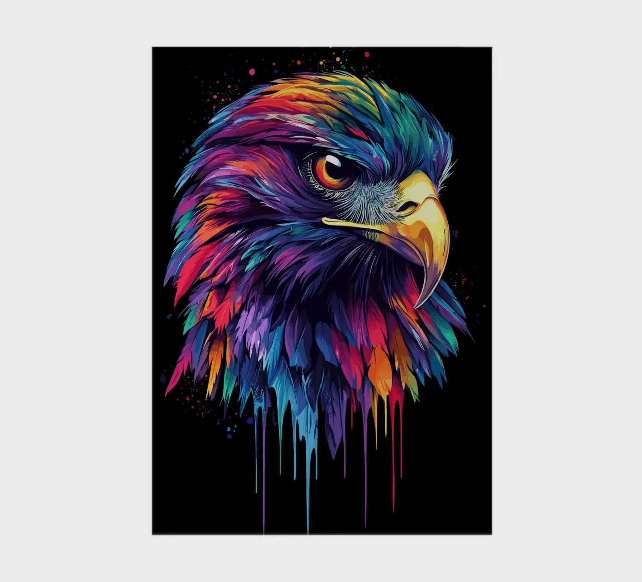 The majestic gaze of the red kite notebook by pixelbull - medieval art and more