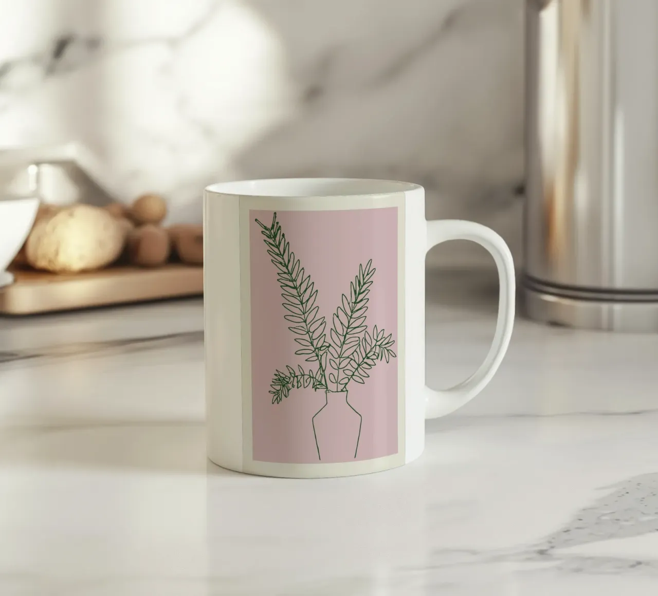 Fleur Simple No 07 Keramik Tasse von treechild