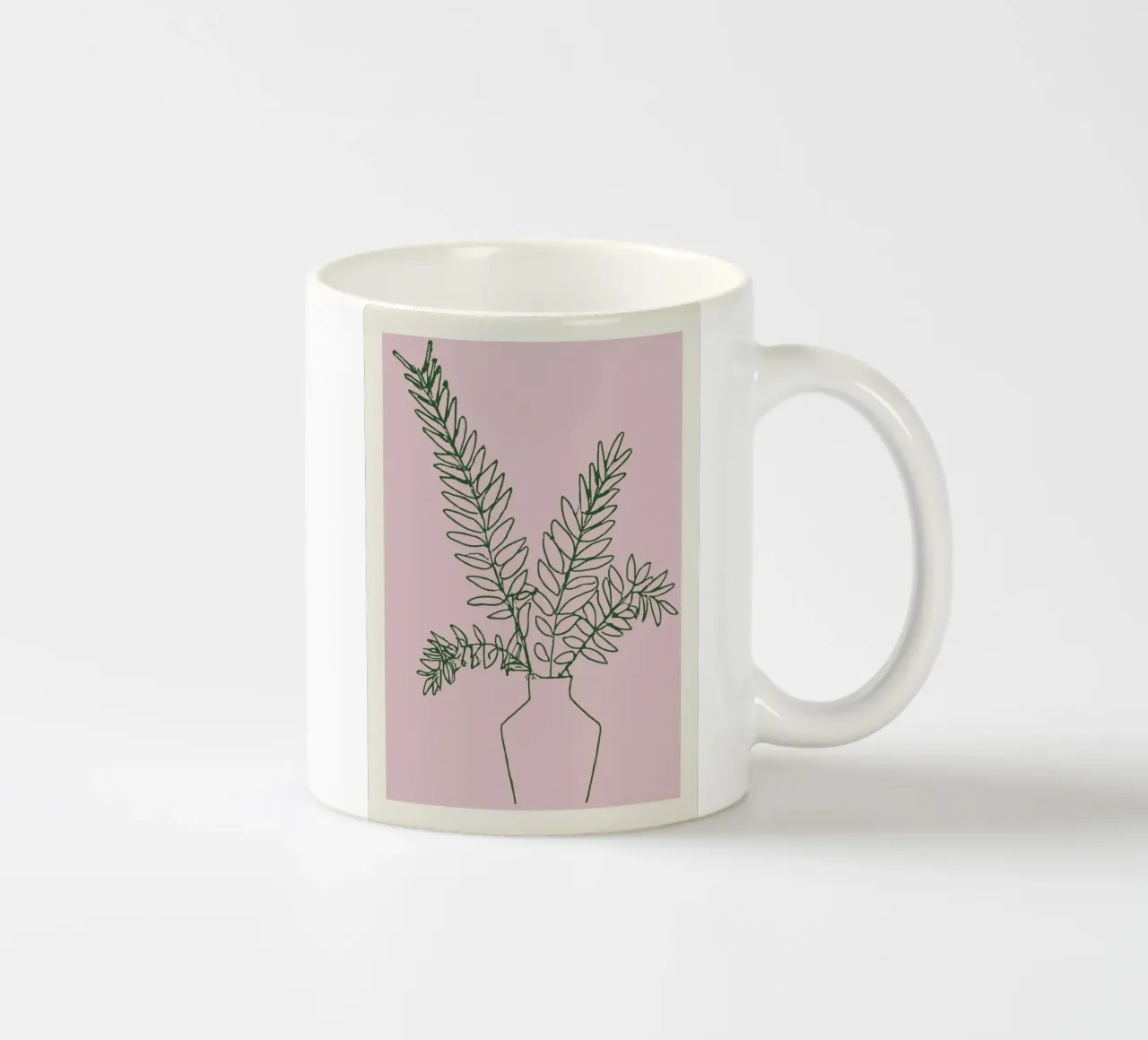 Fleur Simple No 07 Keramik Tasse von treechild