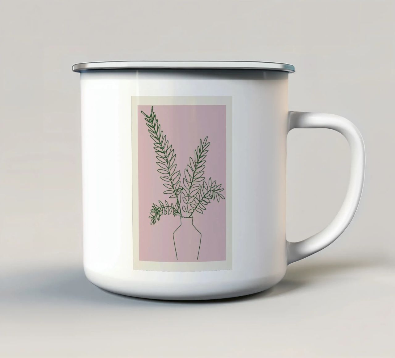Fleur Simple No 07 tazza in smalto da treechild