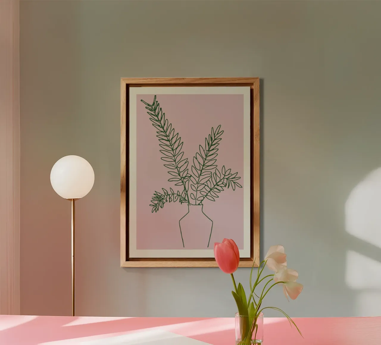 Fleur Simple No 07 alluminio dibond da treechild