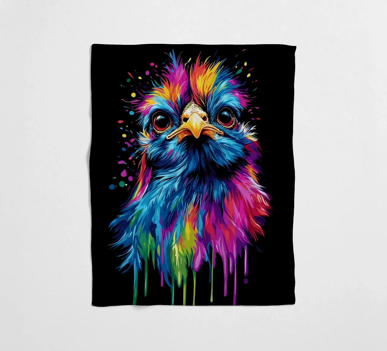 Colourful view of a partridge fleece blanket by pixelbull - medieval art and more