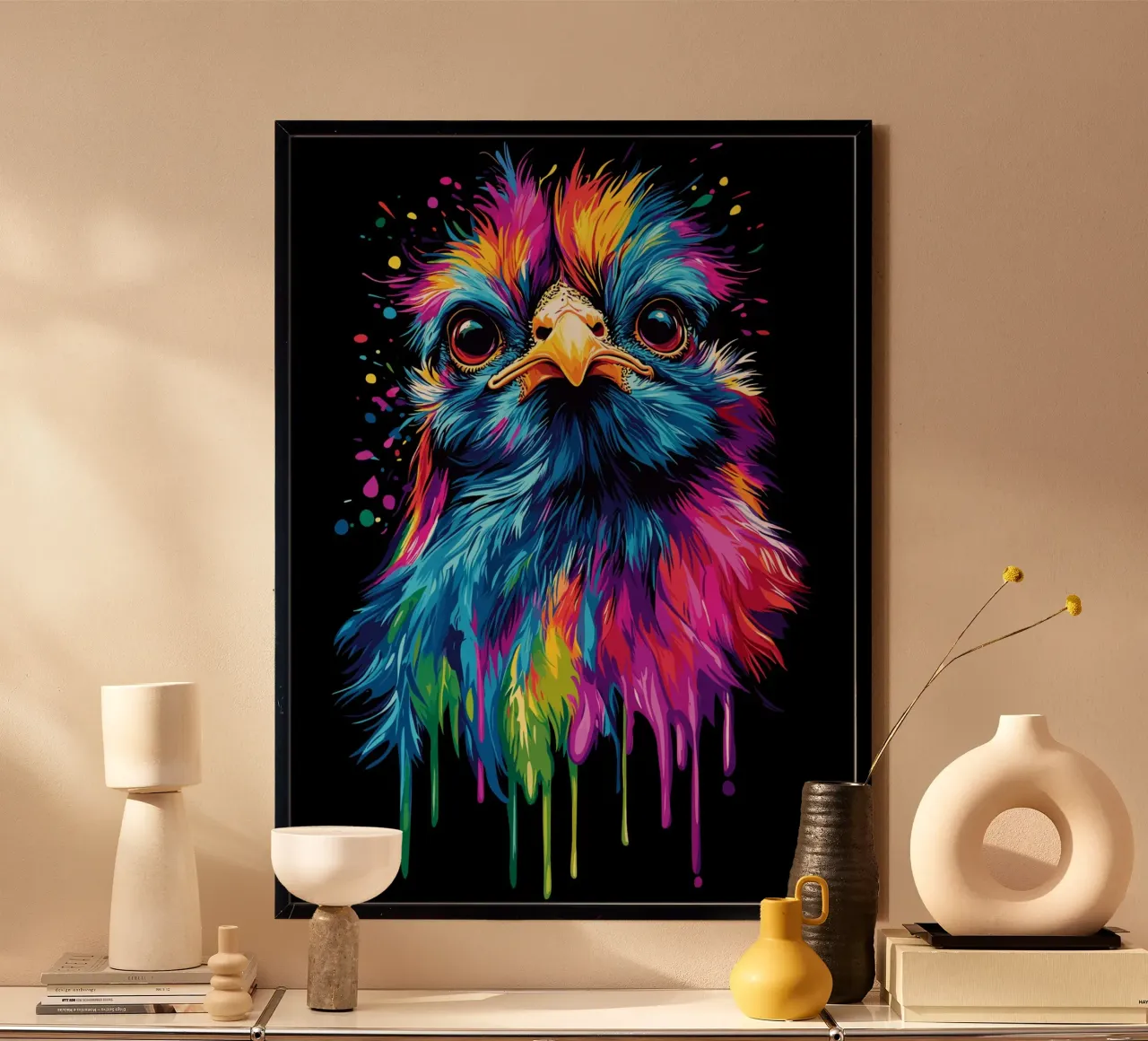 Colourful view of a partridge hahnemühle by pixelbull - medieval art and more