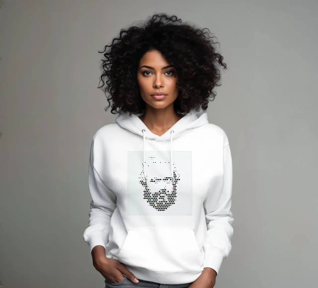 Karl Marx in Dots sudadera con capucha de The Sound of Applause