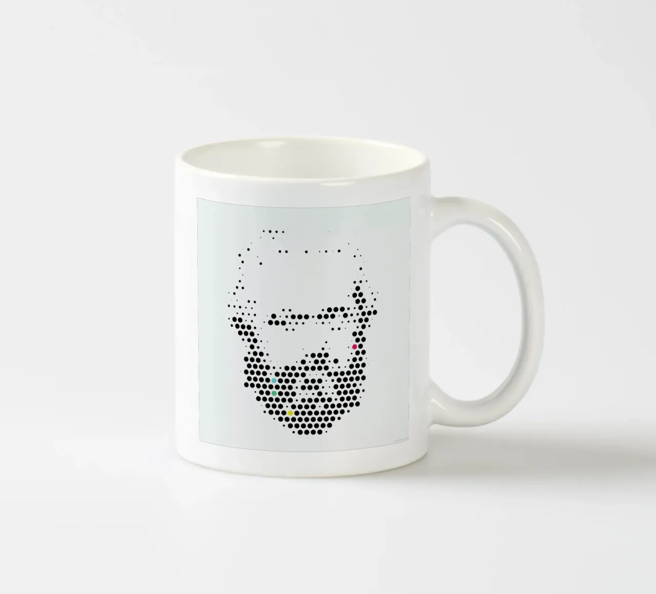Karl Marx in Dots ceramic mug by The Sound of Applause