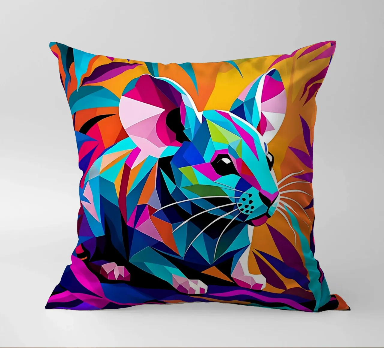 Stile_mouse_E_2 cuscino da Tierisch bunt by LK