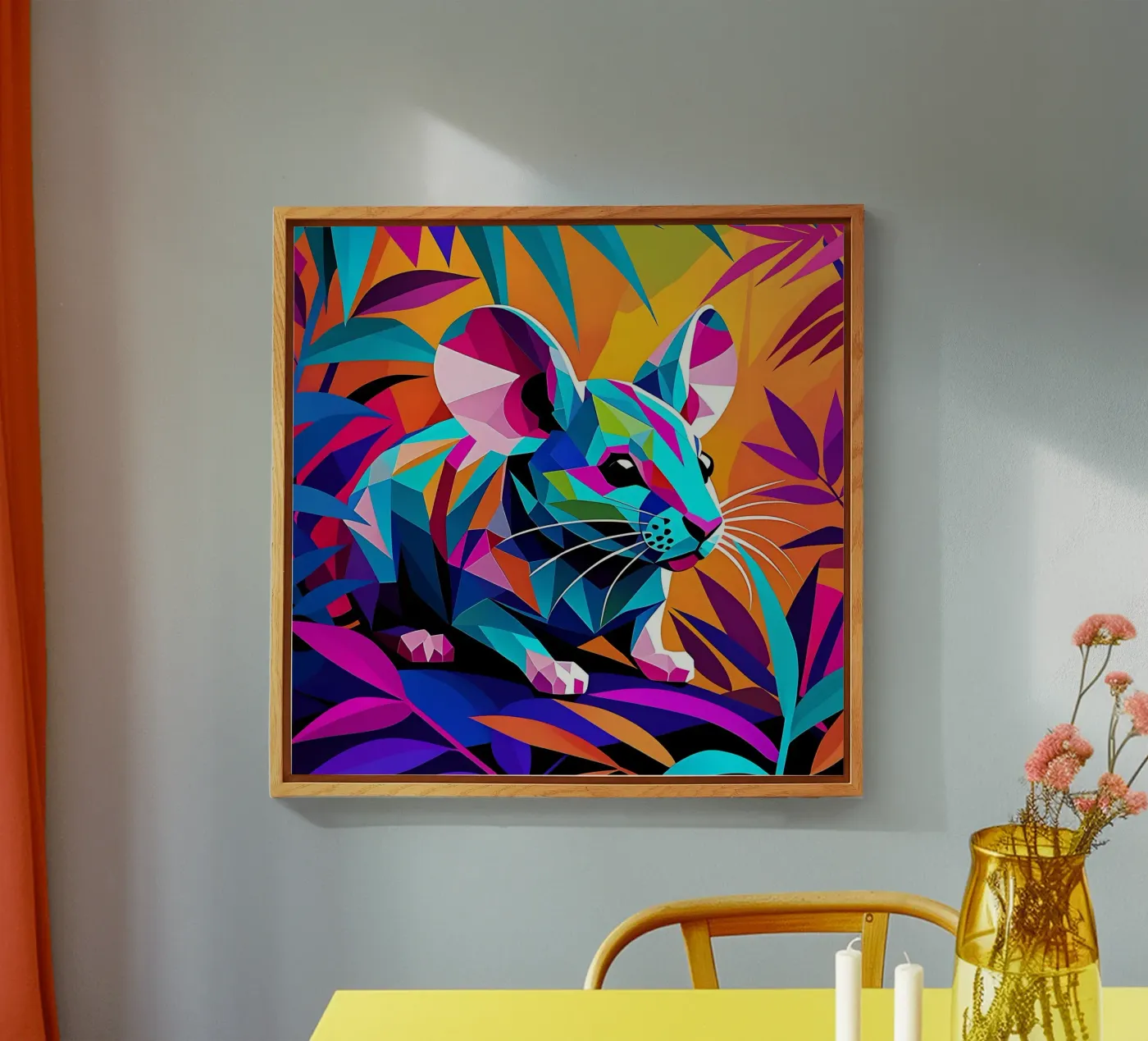 Mouse_style_E_2 Acryl-Glas von Tierisch bunt by LK