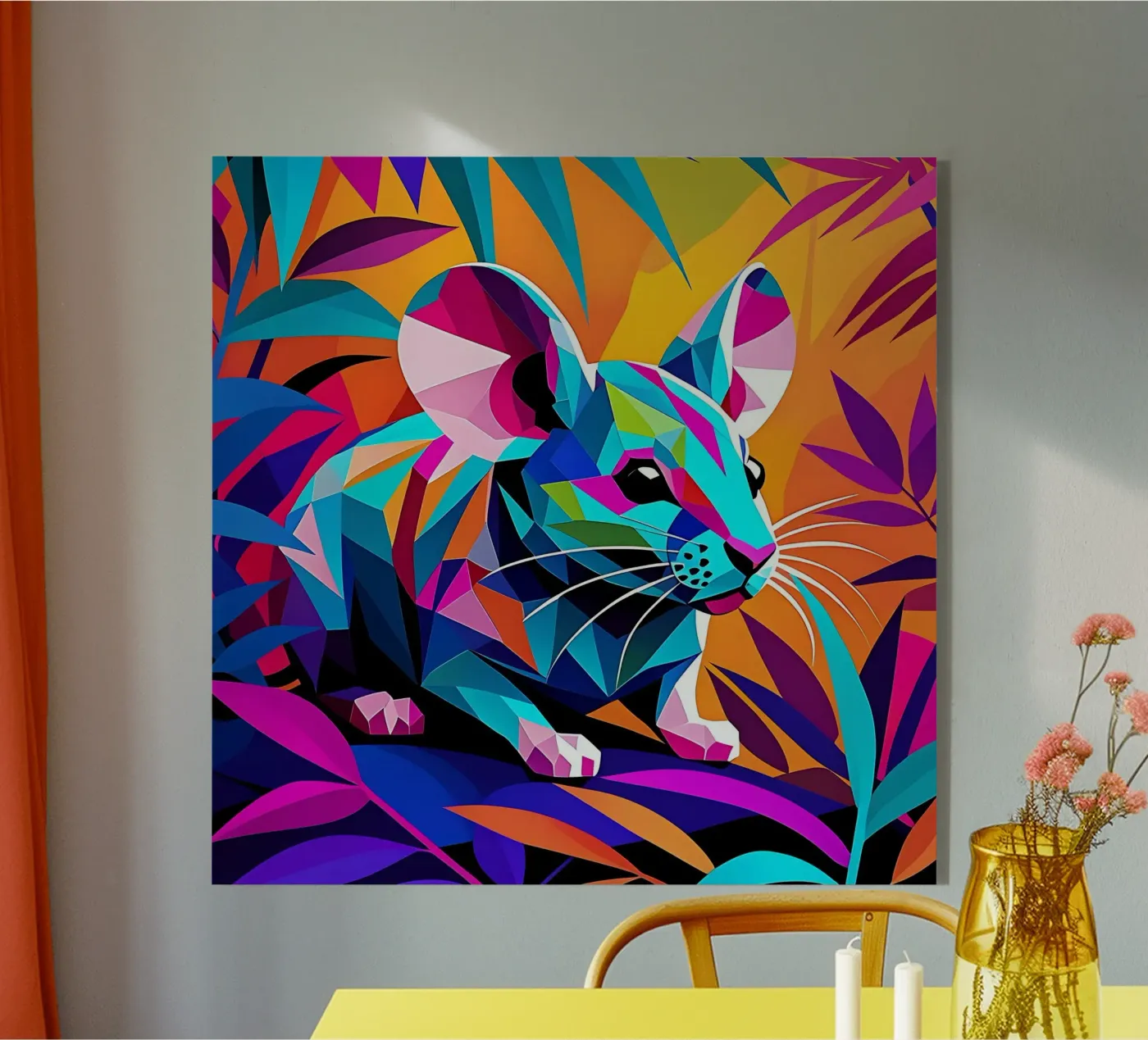 Mouse_style_E_2 Acryl-Glas von Tierisch bunt by LK