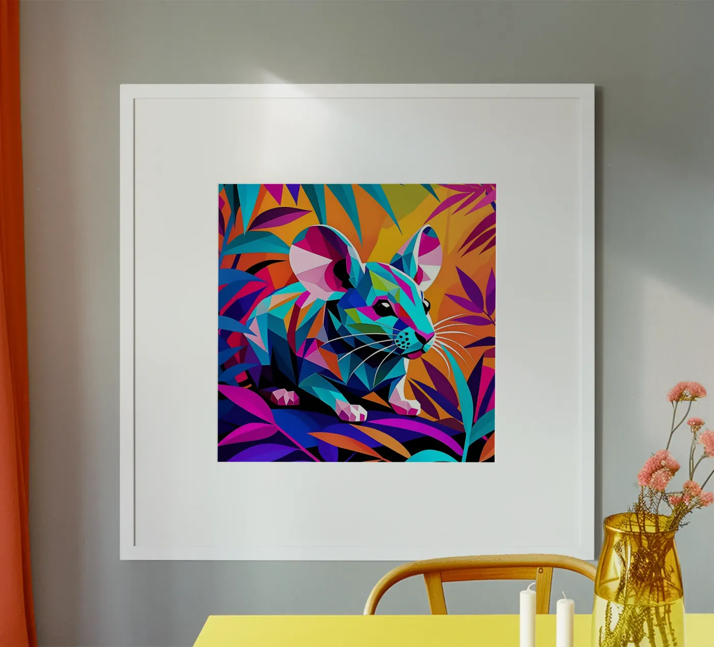 Mouse_style_E_2 Poster von Tierisch bunt by LK