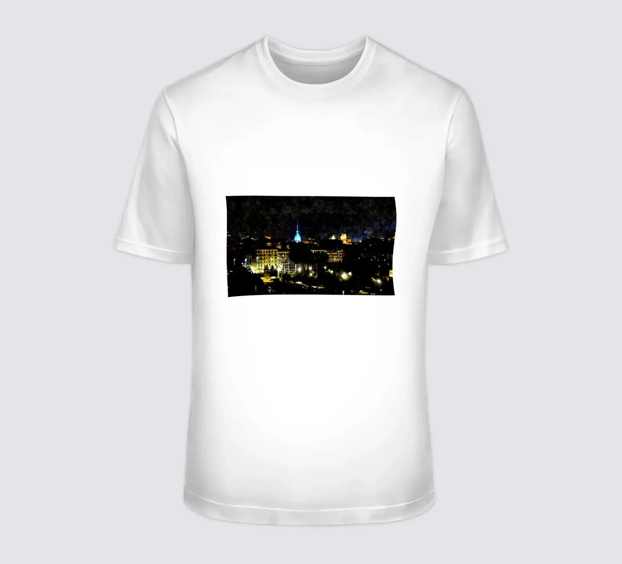 Torino di notte t-shirt da Massimo Frascogna