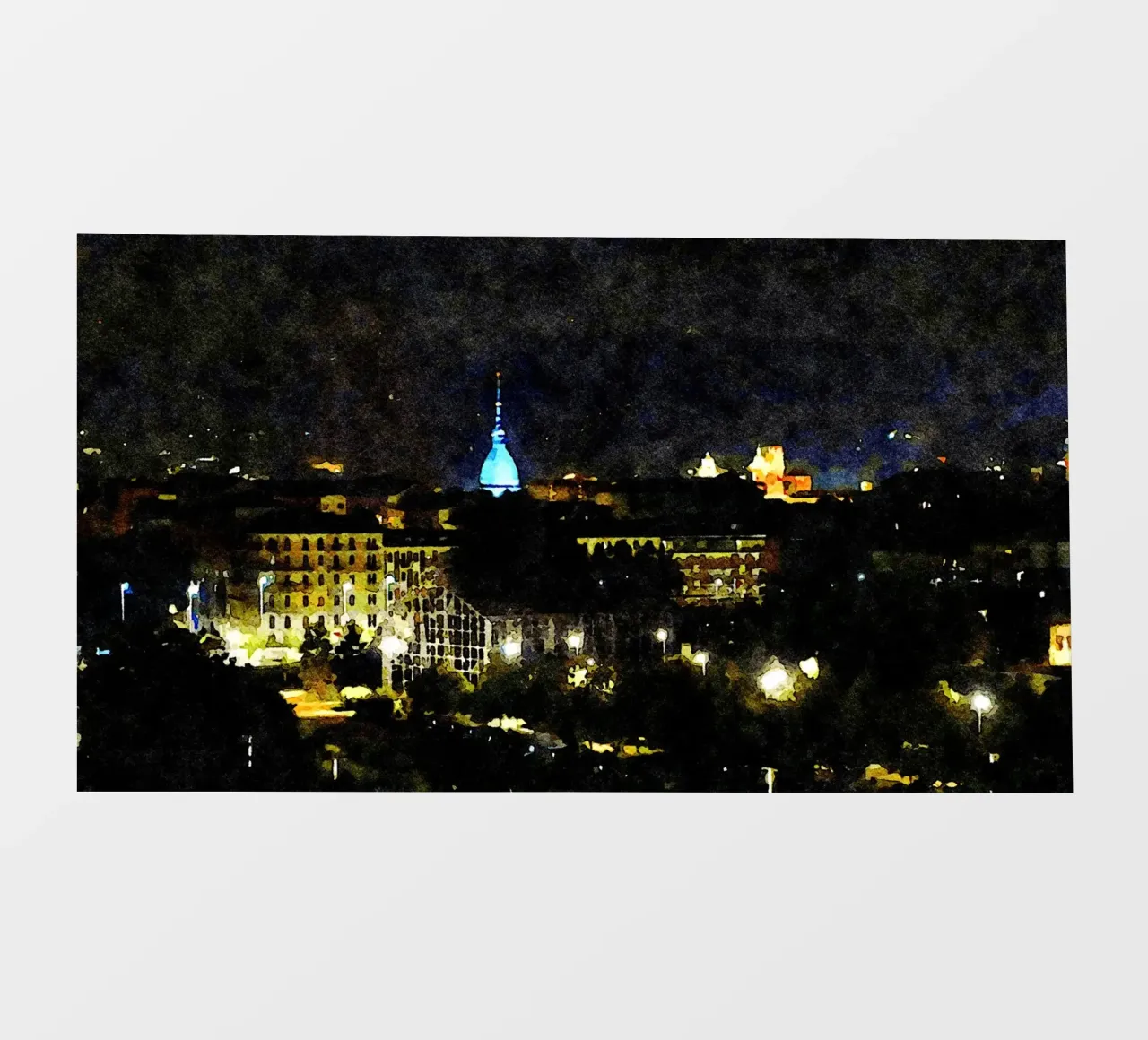 Torino by night photo wallpaper by Massimo Frascogna