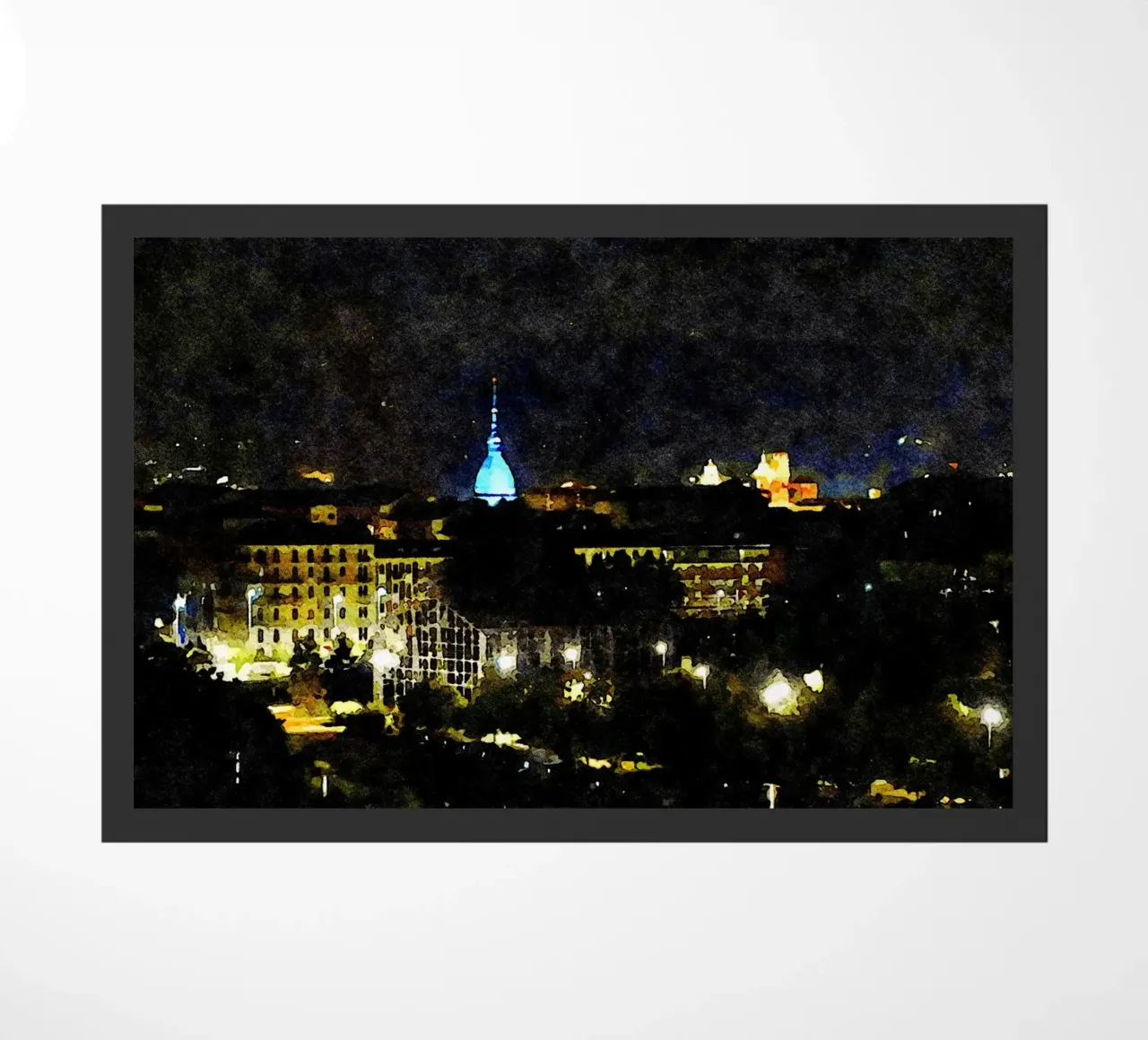 Torino di notte zerbino da Massimo Frascogna