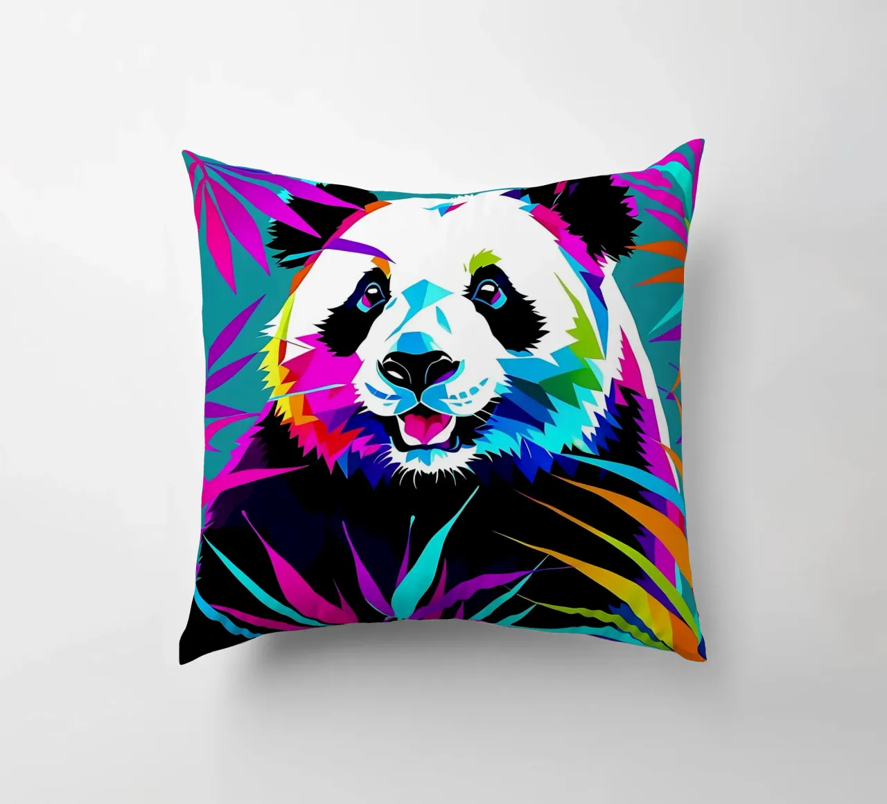 Panda_Stile_E_1 cuscino da Tierisch bunt by LK
