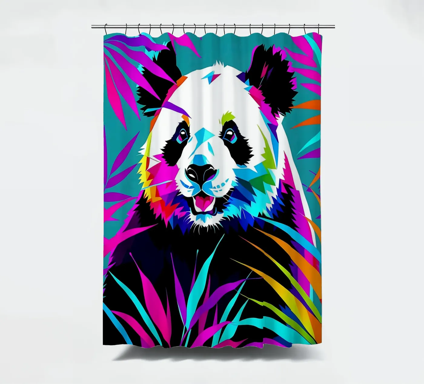Panda_Stil_E_1 Duschvorhang von Tierisch bunt by LK