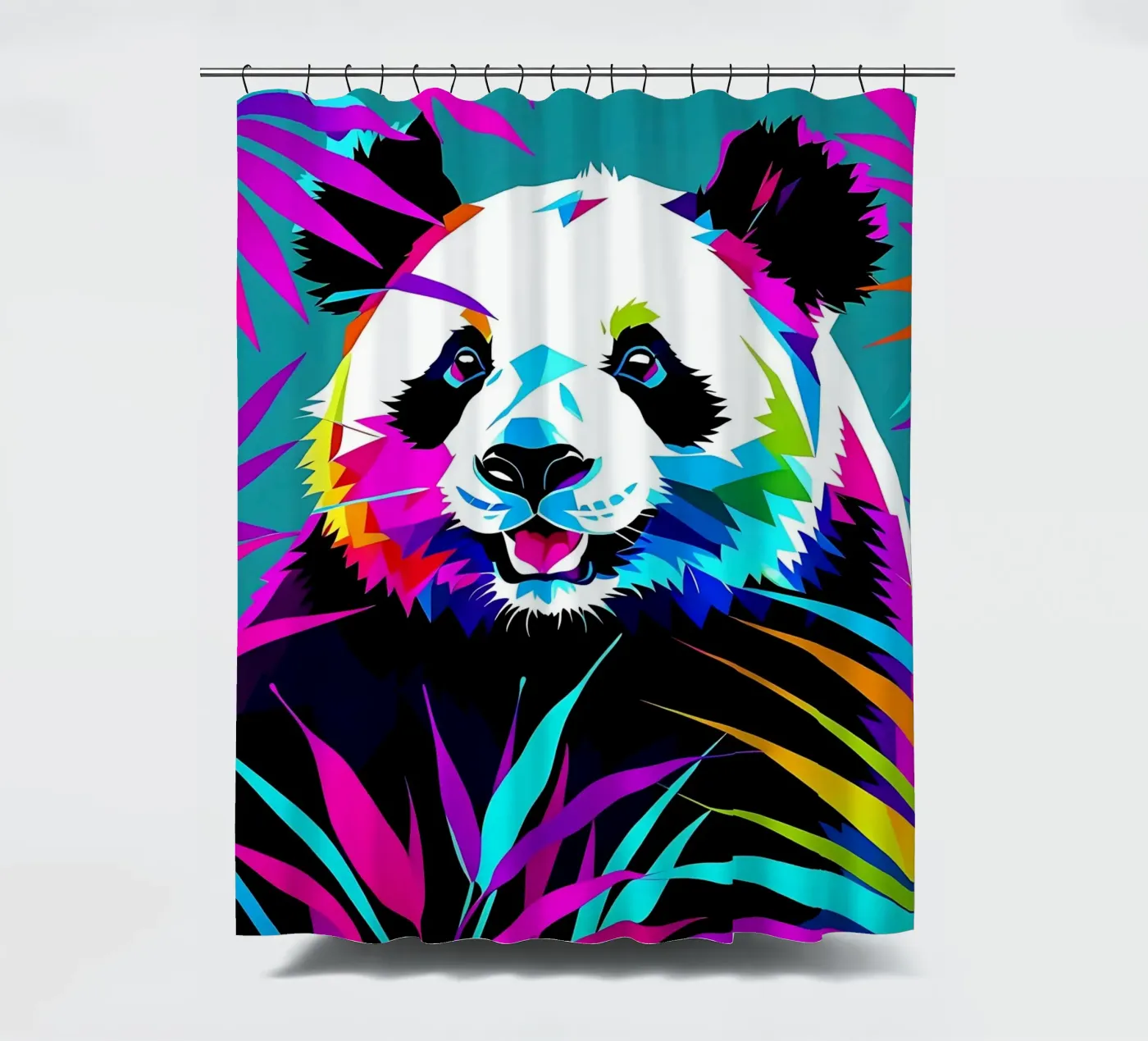 Panda_Stil_E_1 Duschvorhang von Tierisch bunt by LK