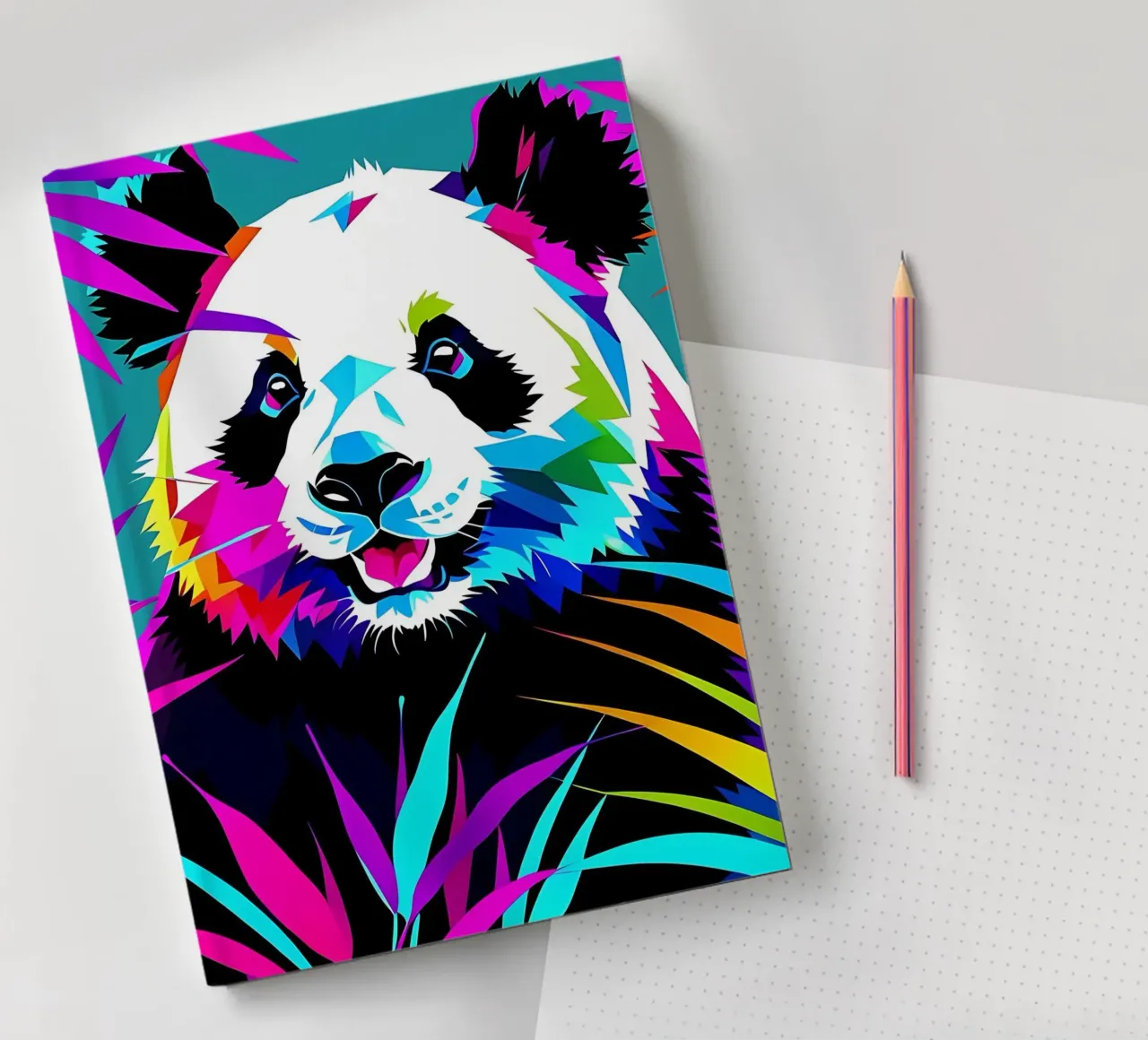 Panda_Style_E_1 notebook by Tierisch bunt by LK