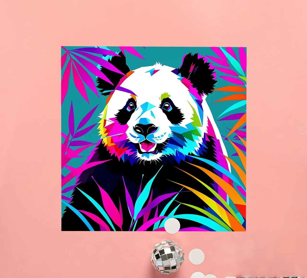 Style_Panda_E_1 autocollant de Tierisch bunt by LK