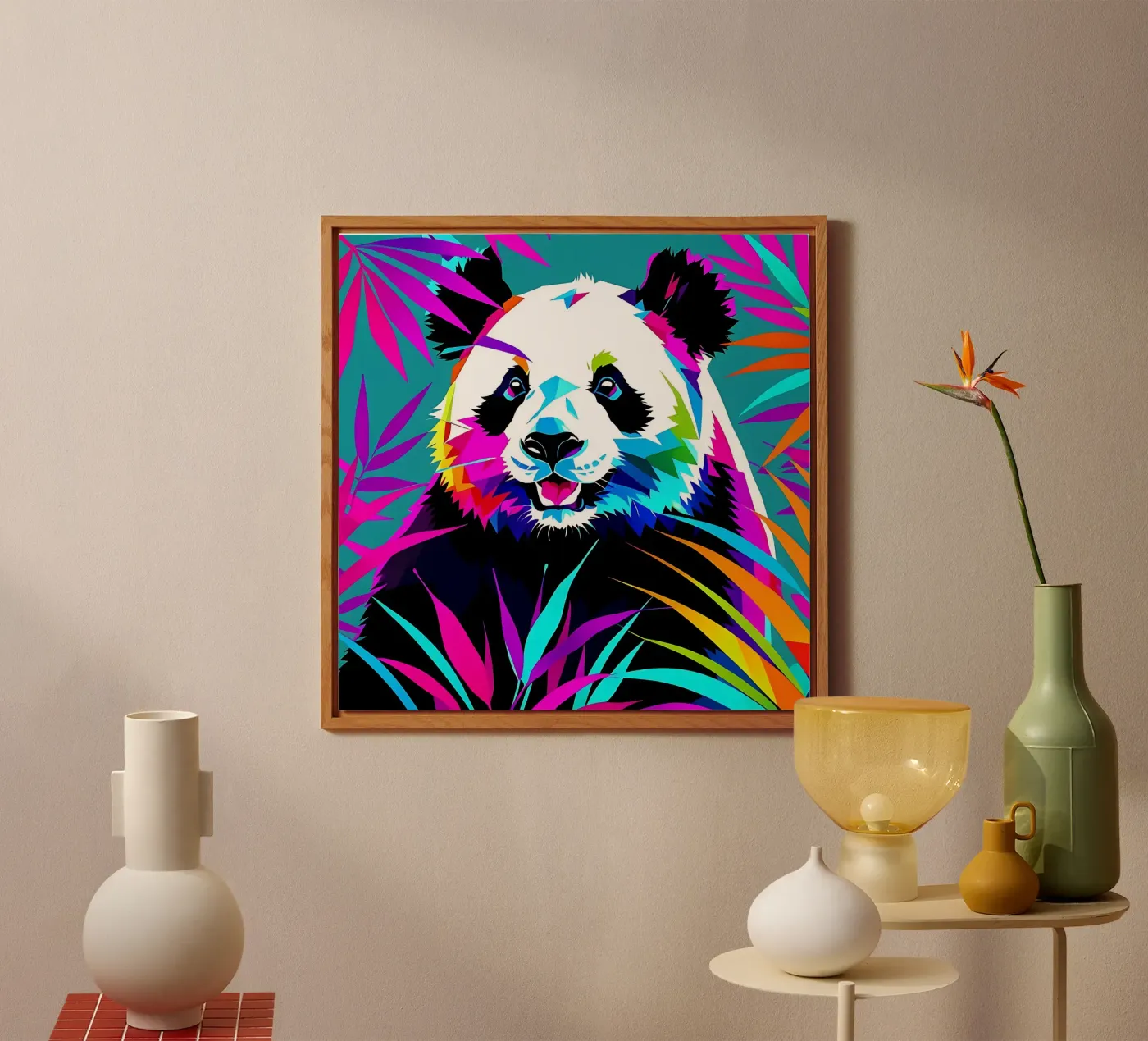 Panda_Stile_E_1 pannello forex da Tierisch bunt by LK