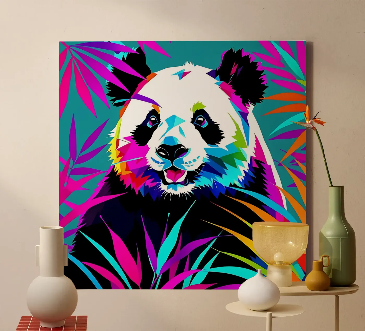 Panda_Stile_E_1 tela da Tierisch bunt by LK