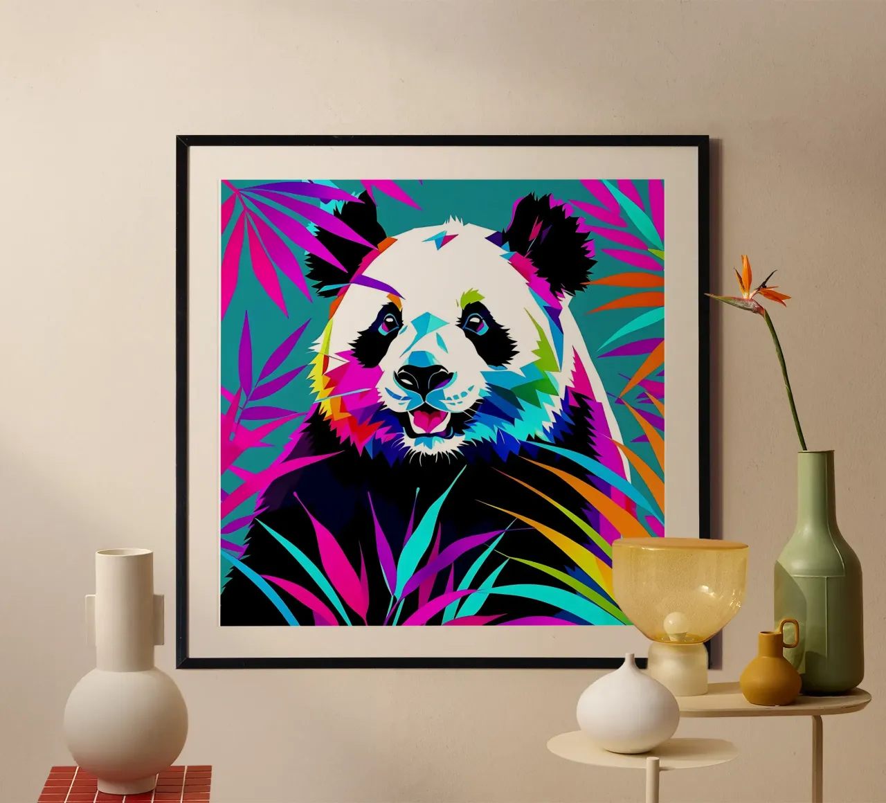 Panda_Style_E_1 poster by Tierisch bunt by LK