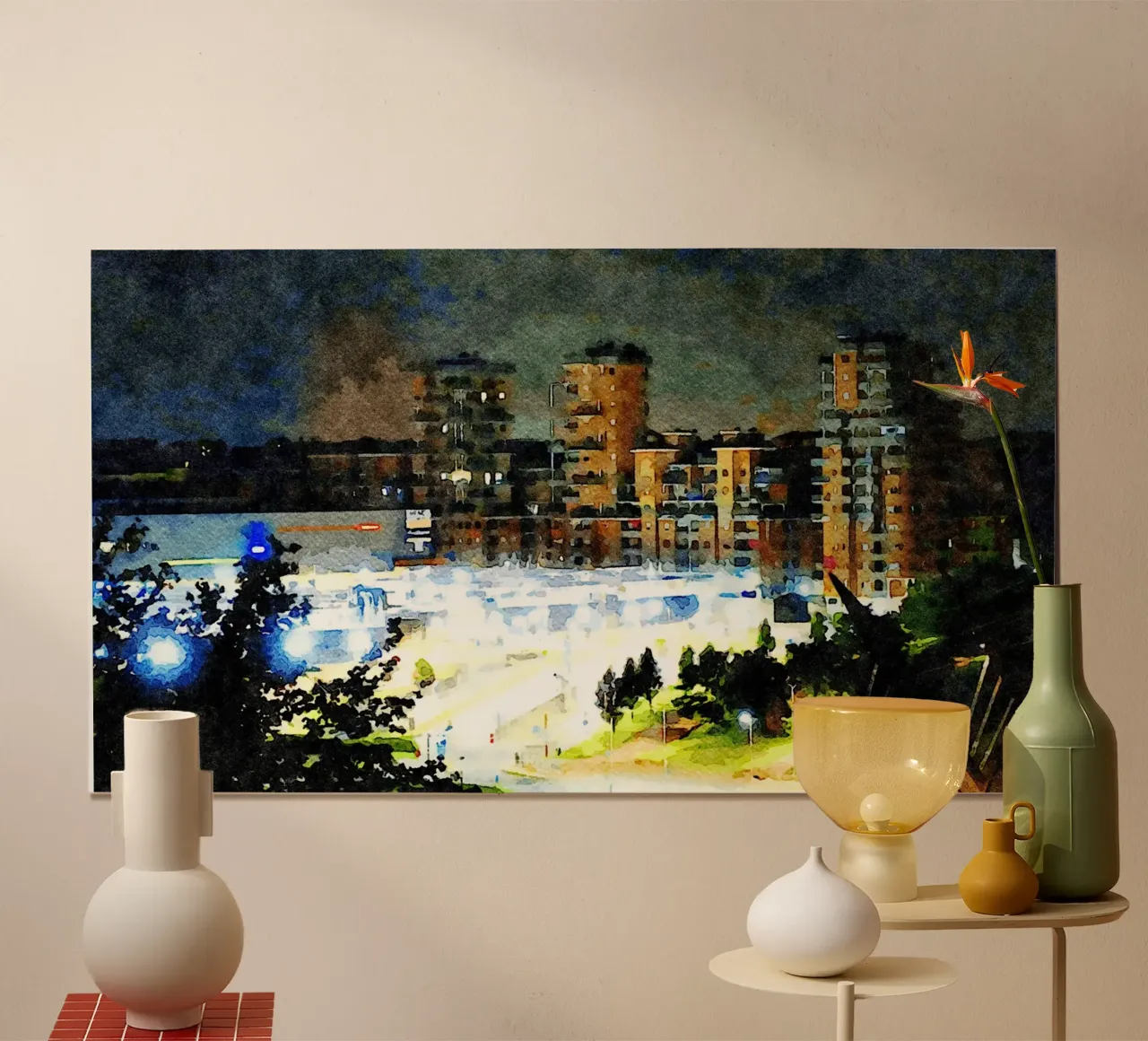 Torino di notte carta hahnemühle da Massimo Frascogna