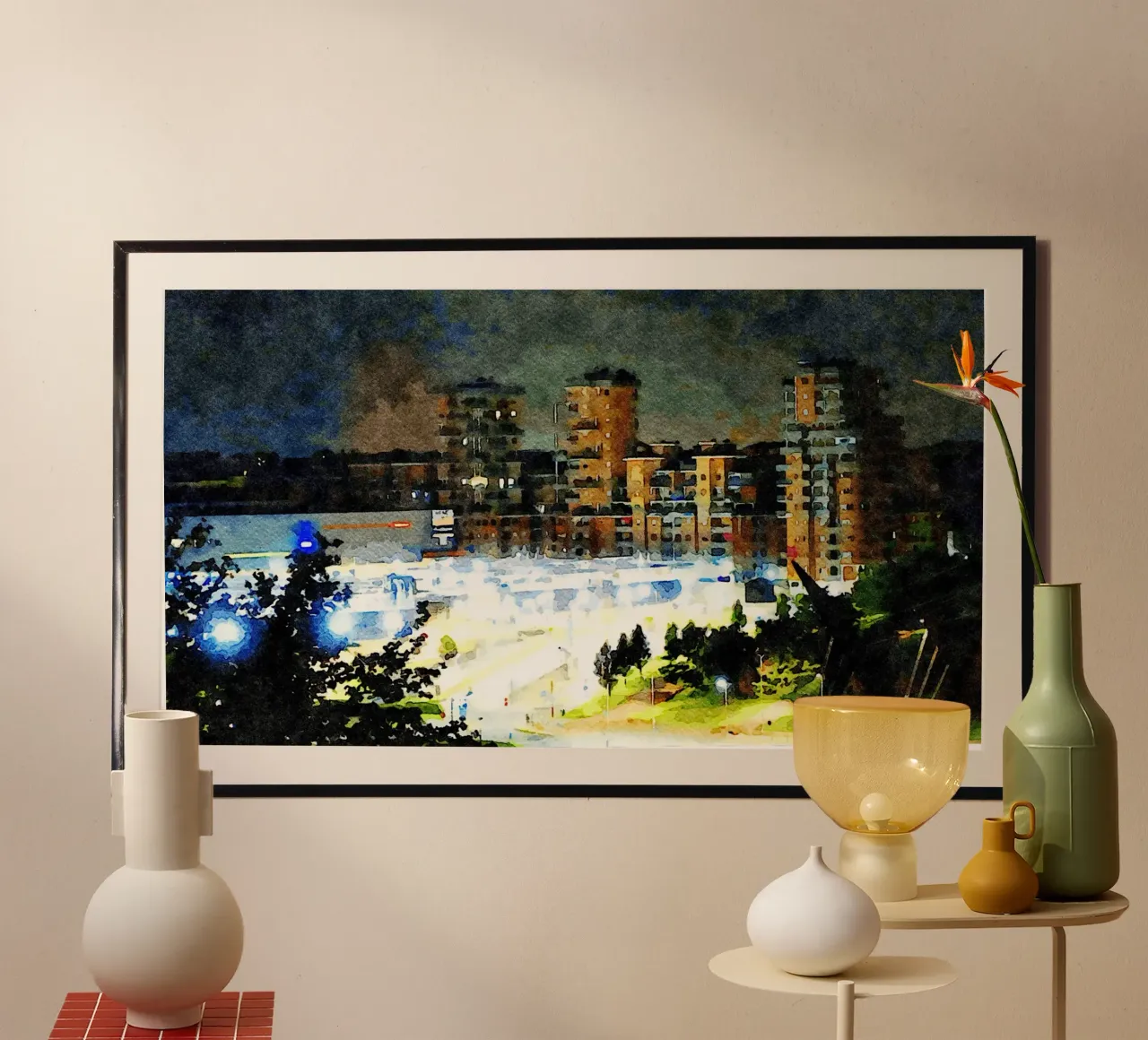Torino di notte carta hahnemühle da Massimo Frascogna
