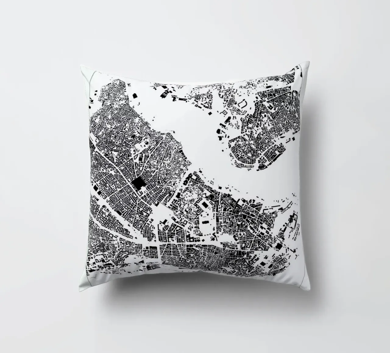 Istanbul decorative cushion by The Cartography Collection