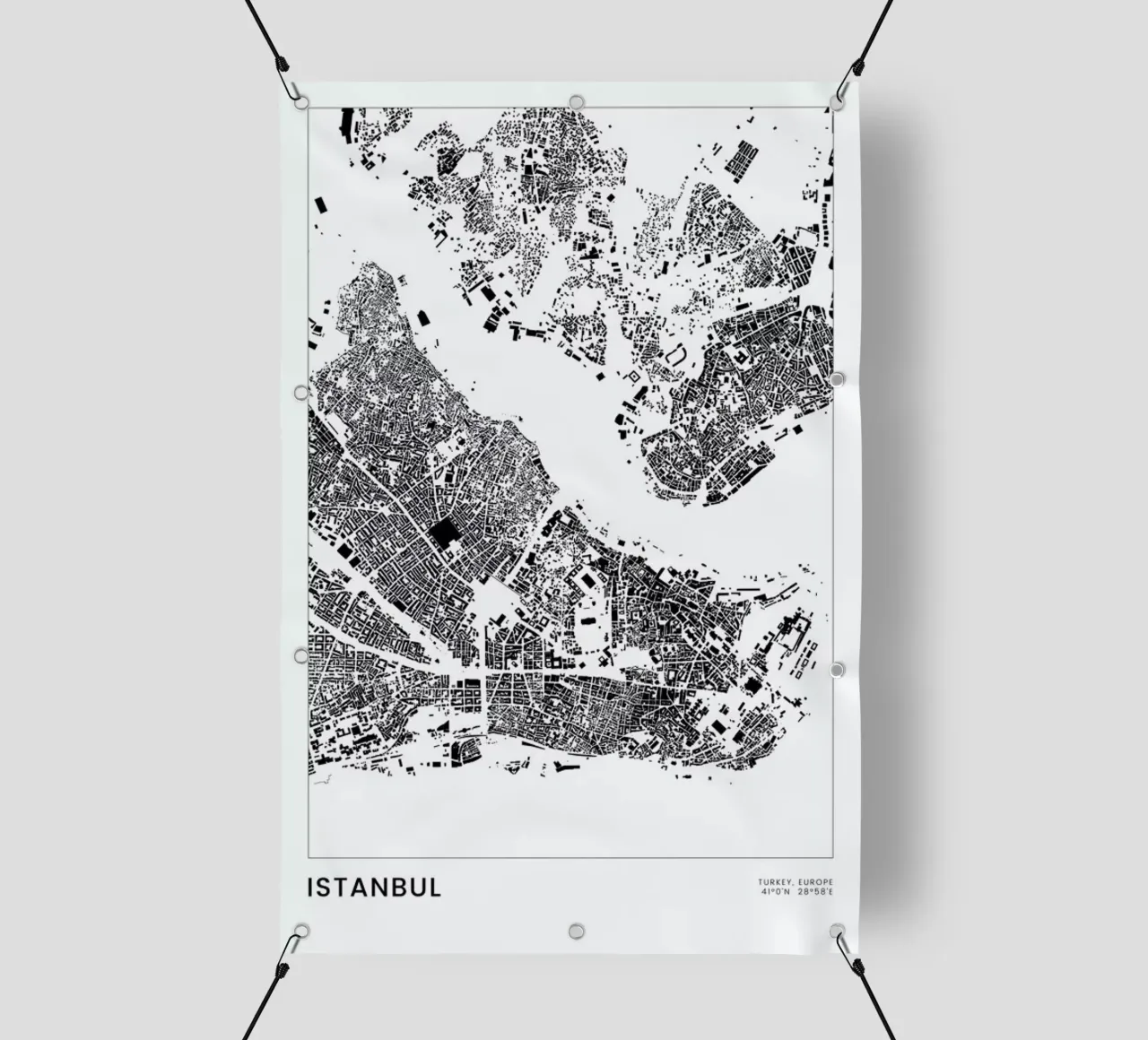 Istanbul pvc cover by The Cartography Collection