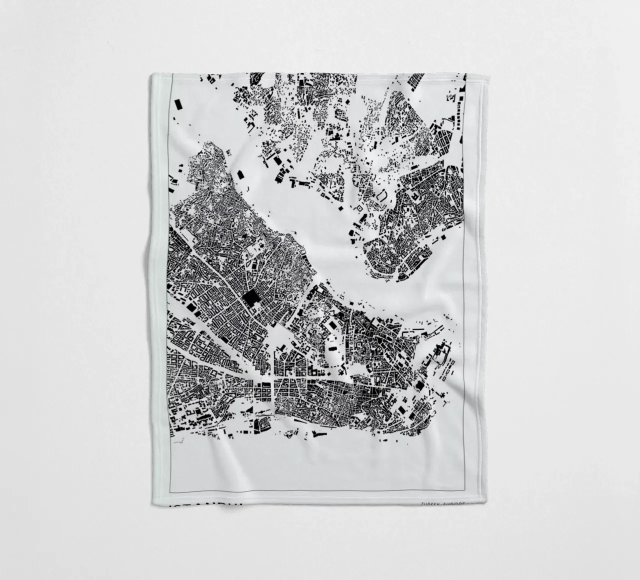 Istanbul fleece blanket by The Cartography Collection
