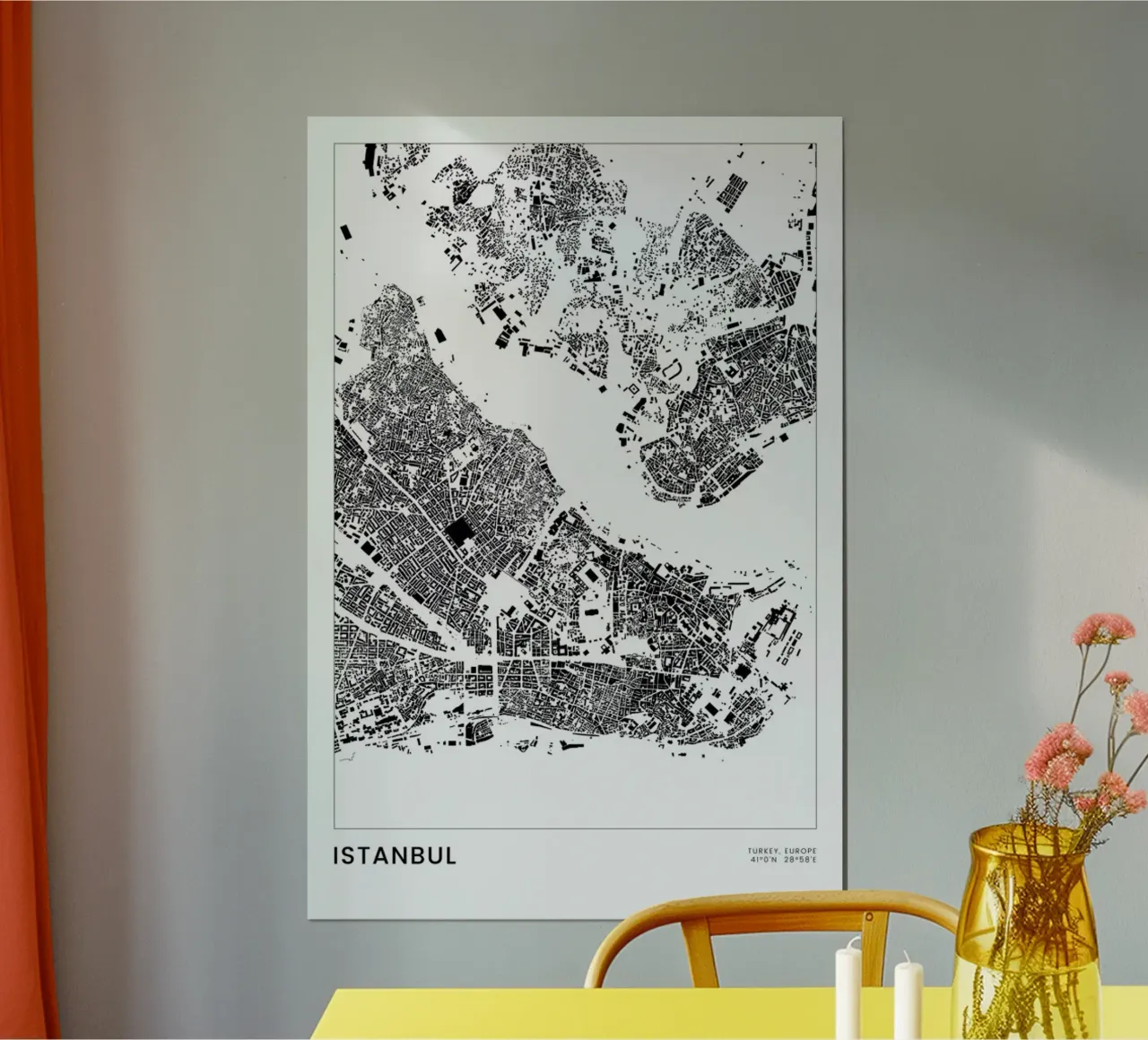 Istanbul poster da The Cartography Collection