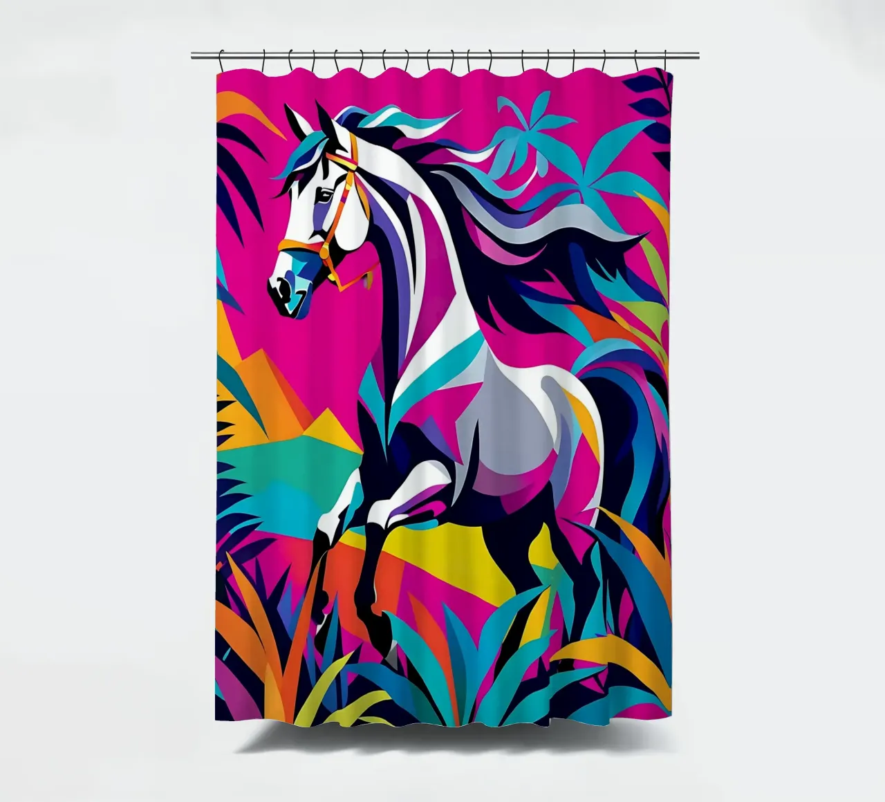 Stile_cavallo_E_1 tenda da doccia da Tierisch bunt by LK