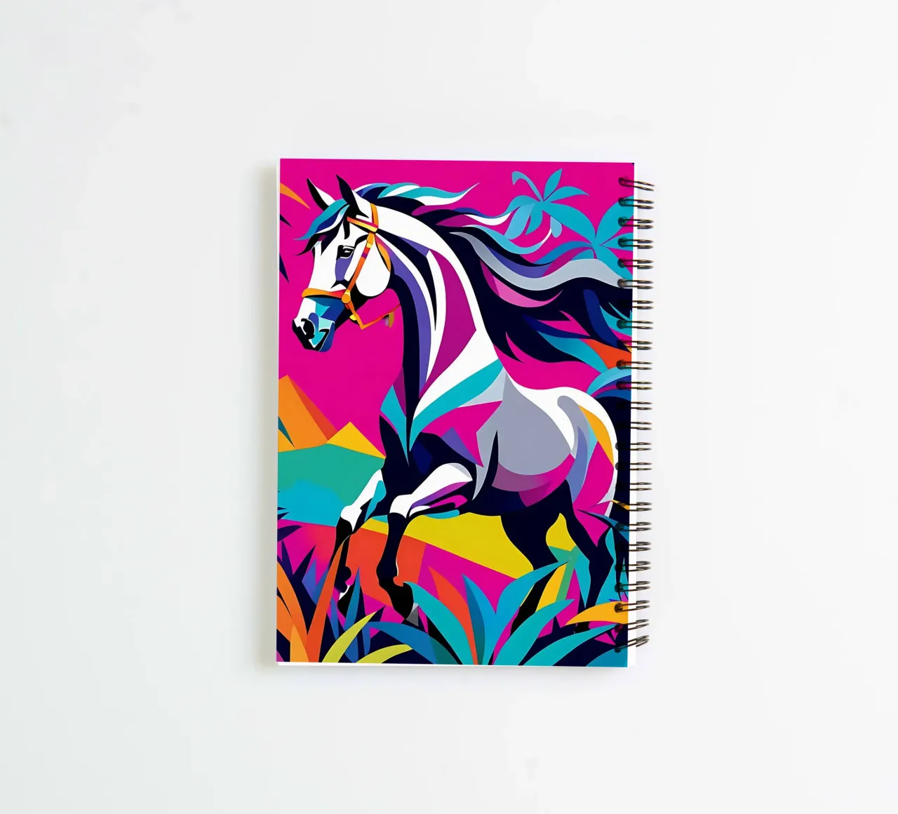 Horse_style_E_1 spiral notebook by Tierisch bunt by LK