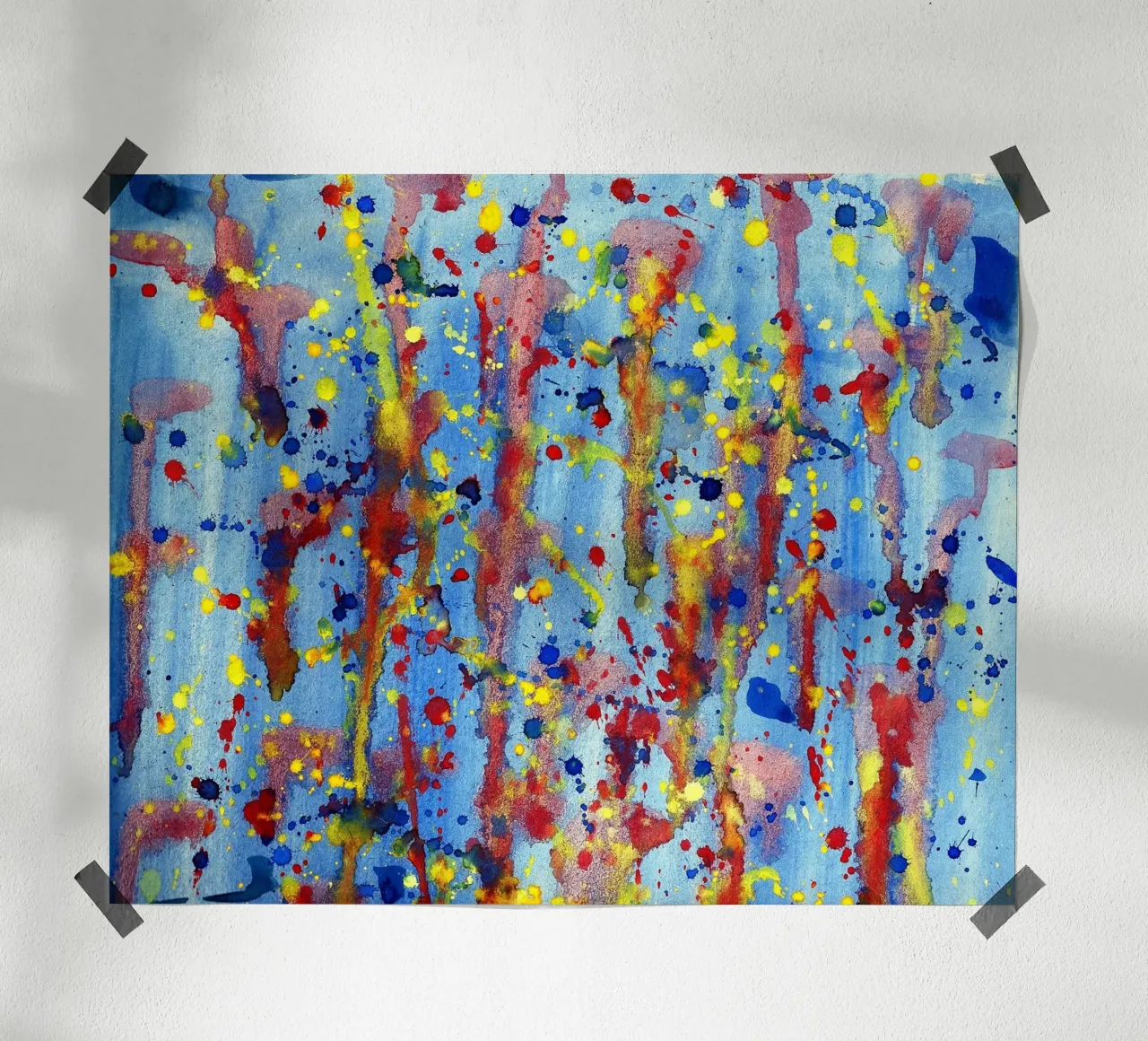 Schizzi ad acquerello poster con telaio in plastica da Massimo Frascogna