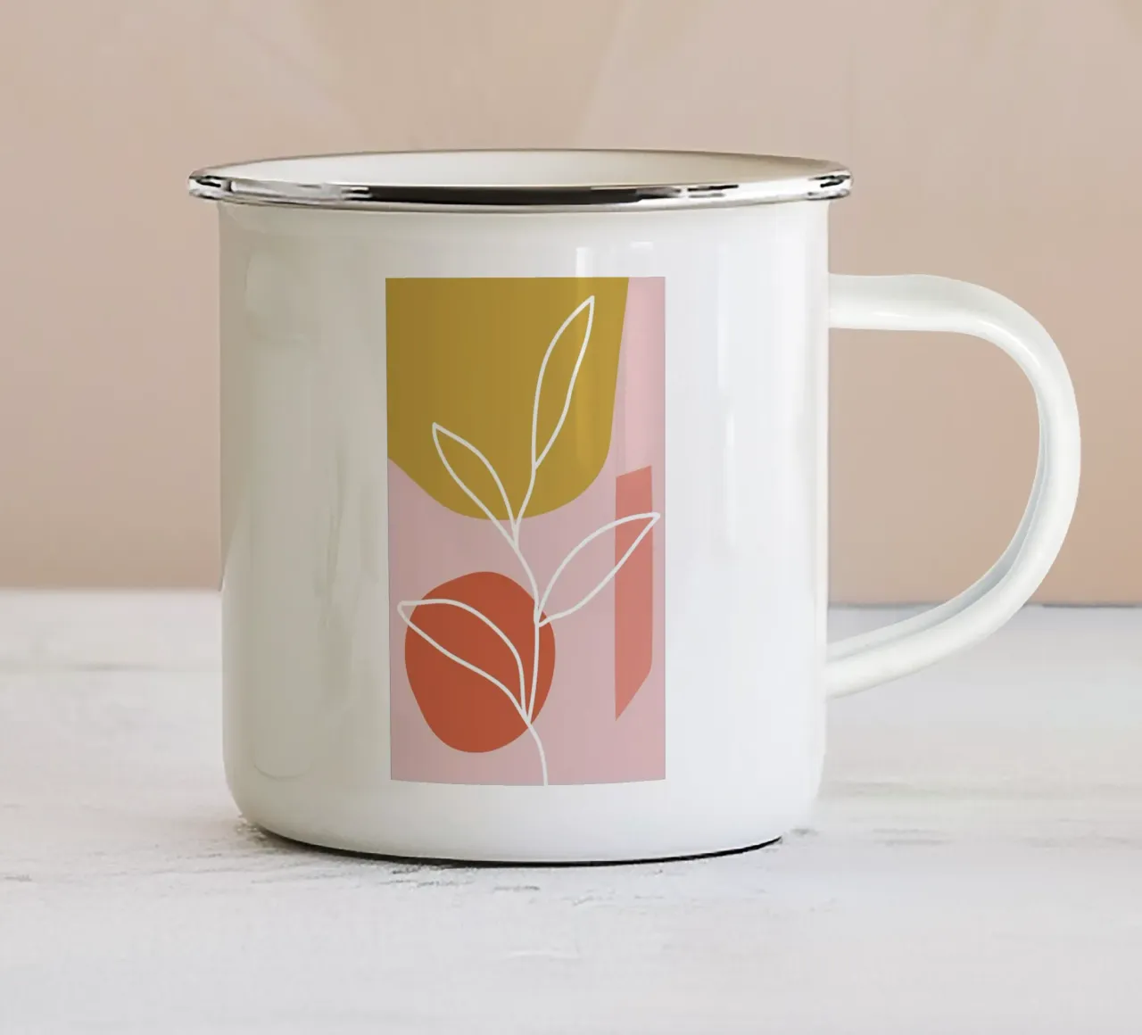 Grow tazza in smalto da Pure