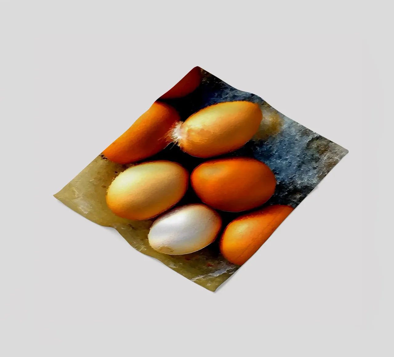 Bemalte Eier Fleecedecke von Massimo Frascogna