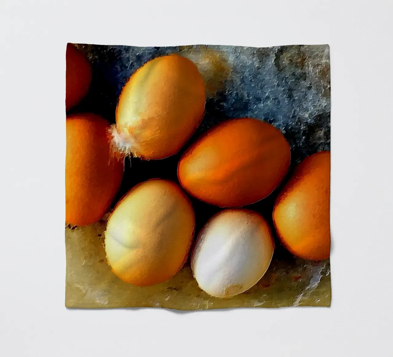 Bemalte Eier Fleecedecke von Massimo Frascogna