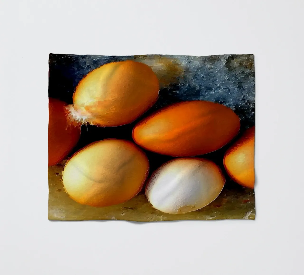 Bemalte Eier Fleecedecke von Massimo Frascogna