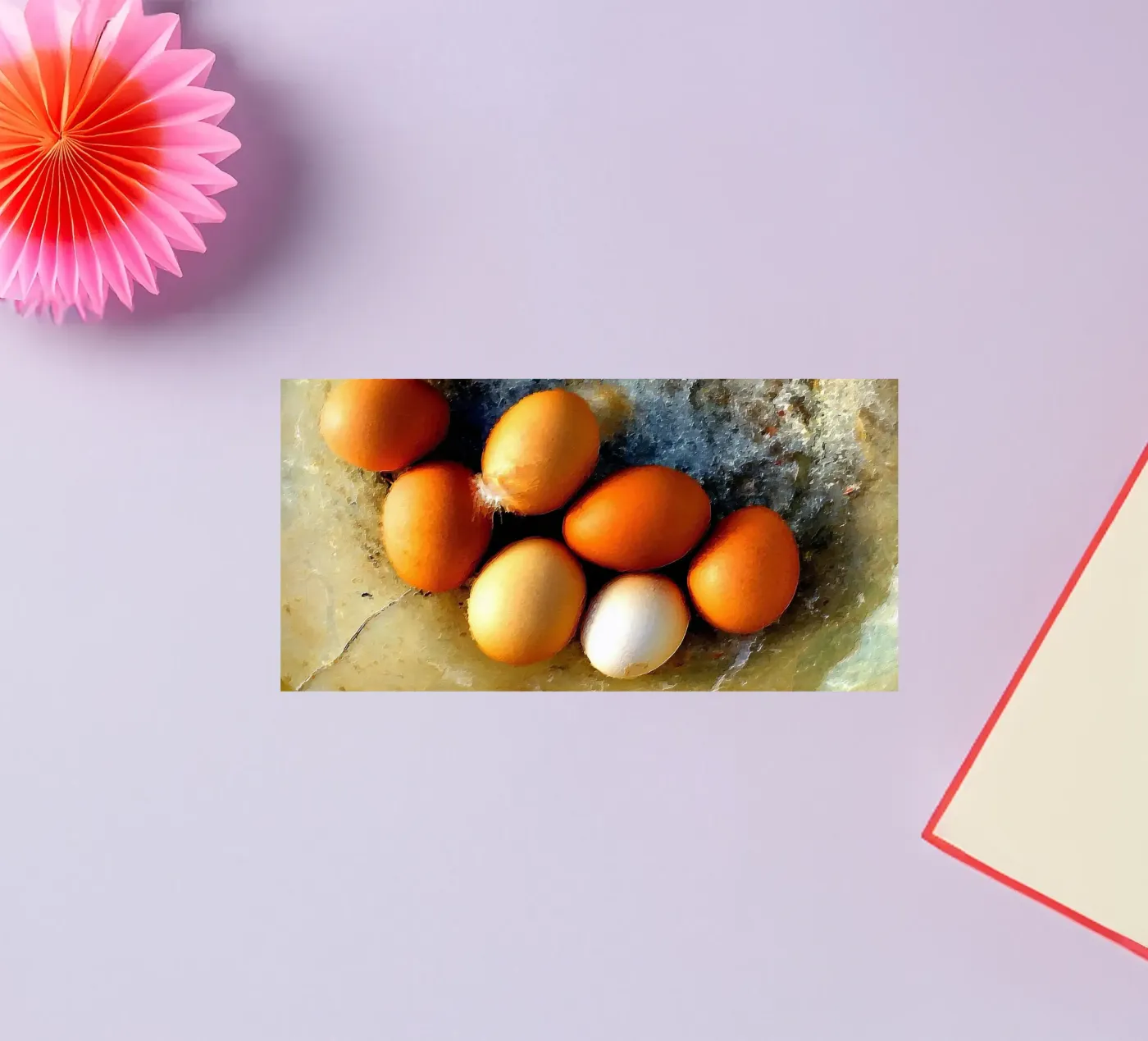Painted eggs Sticker von Massimo Frascogna