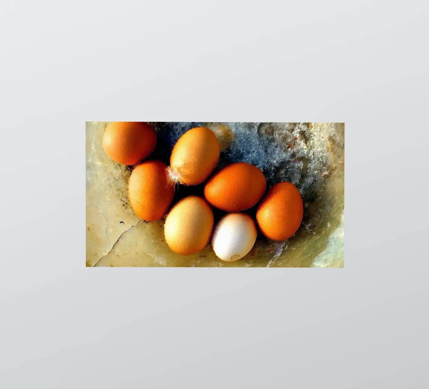 Painted eggs Sticker von Massimo Frascogna