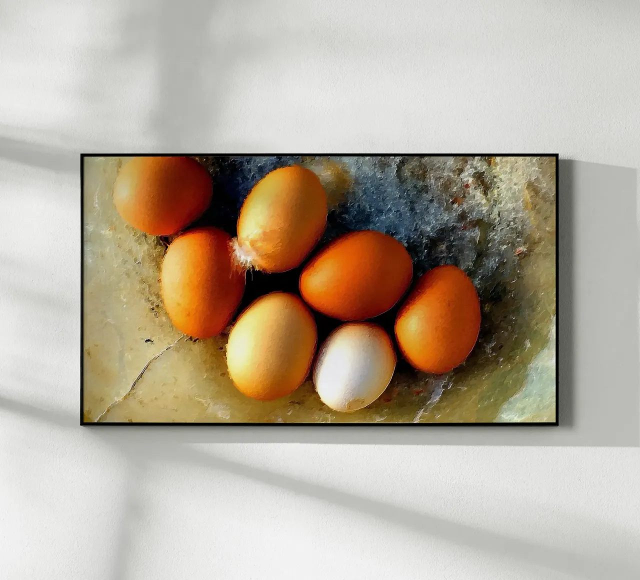 Painted eggs plexiglass da Massimo Frascogna