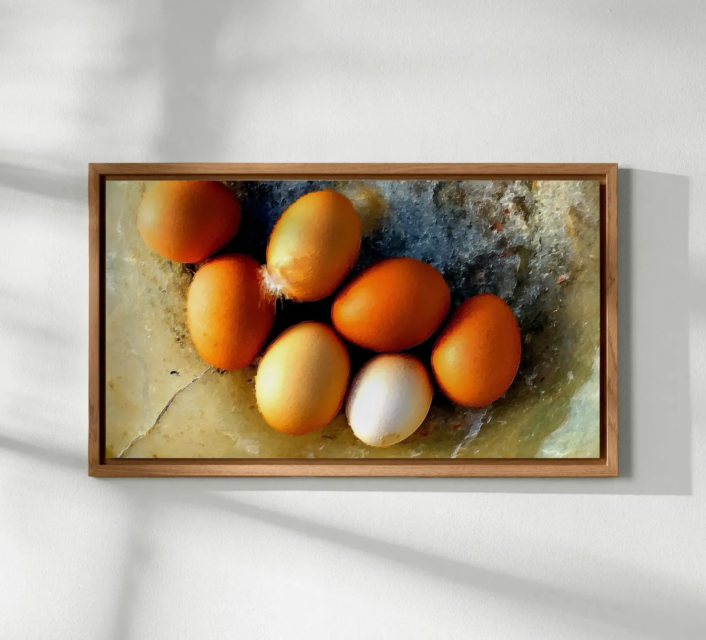 Painted eggs forex plate by Massimo Frascogna