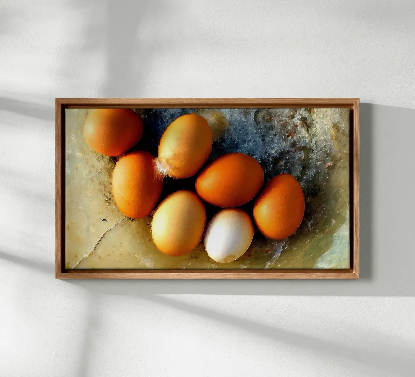 Bemalte Eier Leinwand von Massimo Frascogna