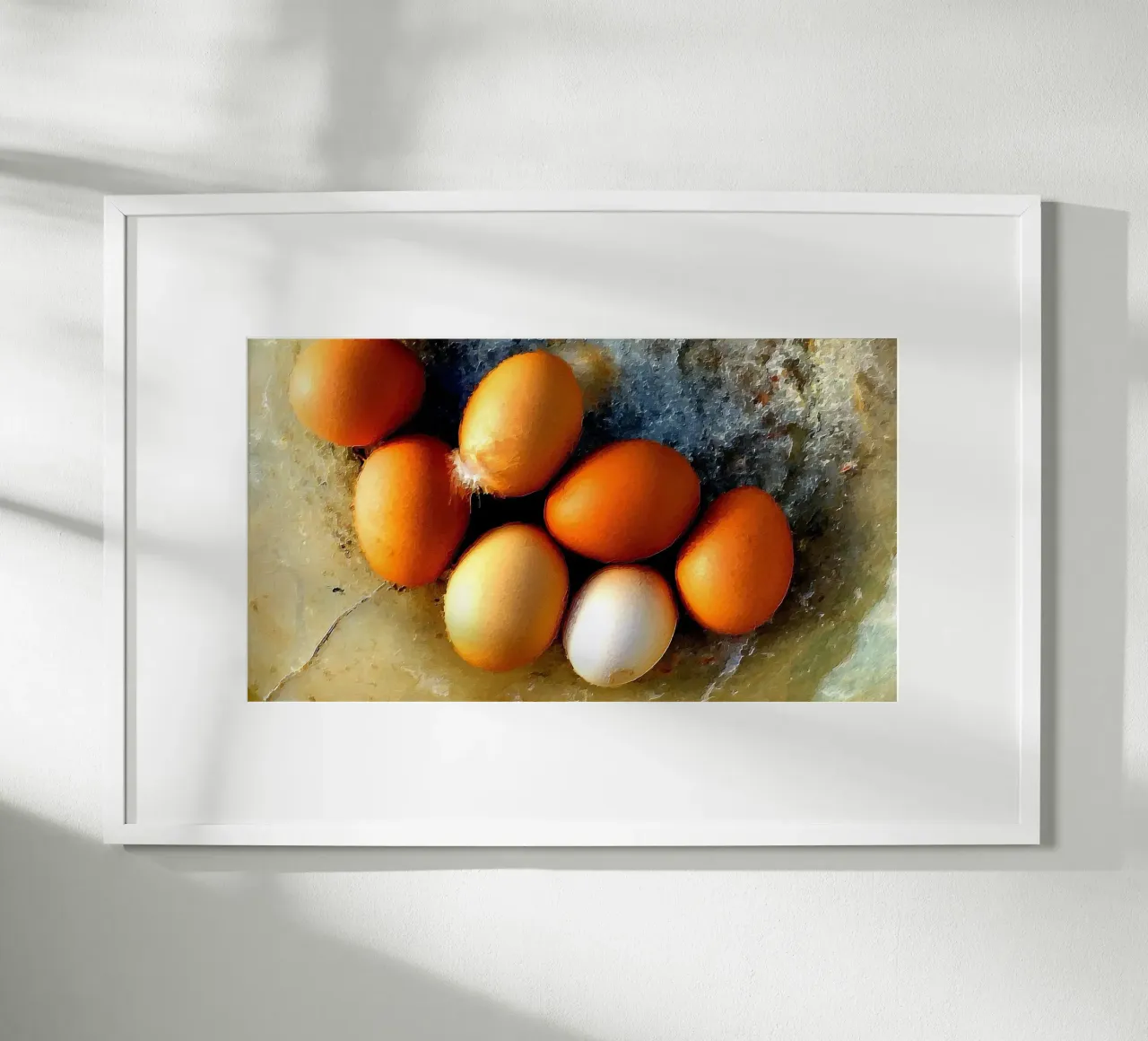 Bemalte Eier Poster von Massimo Frascogna