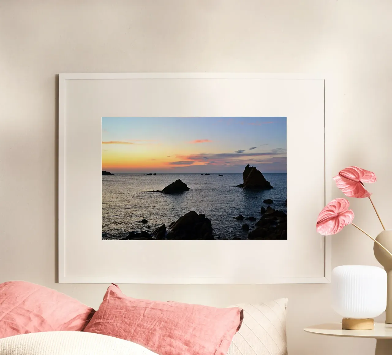 FAA289 OCEAN SUNSET. poster da Thierry vobmann photography