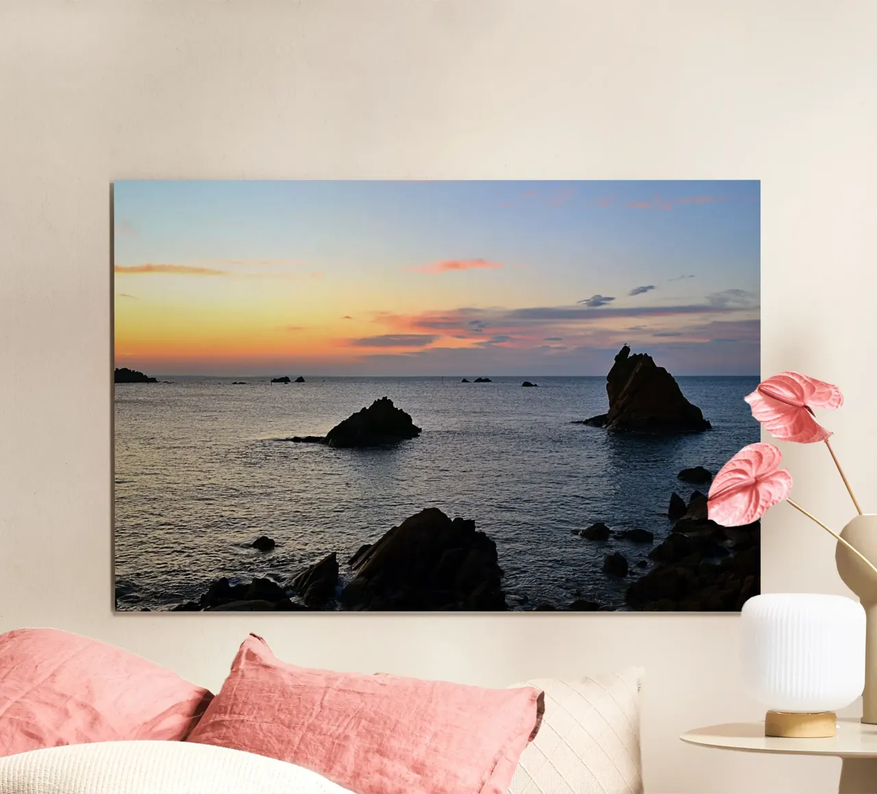 FAA289 OCEAN SUNSET. poster da Thierry vobmann photography