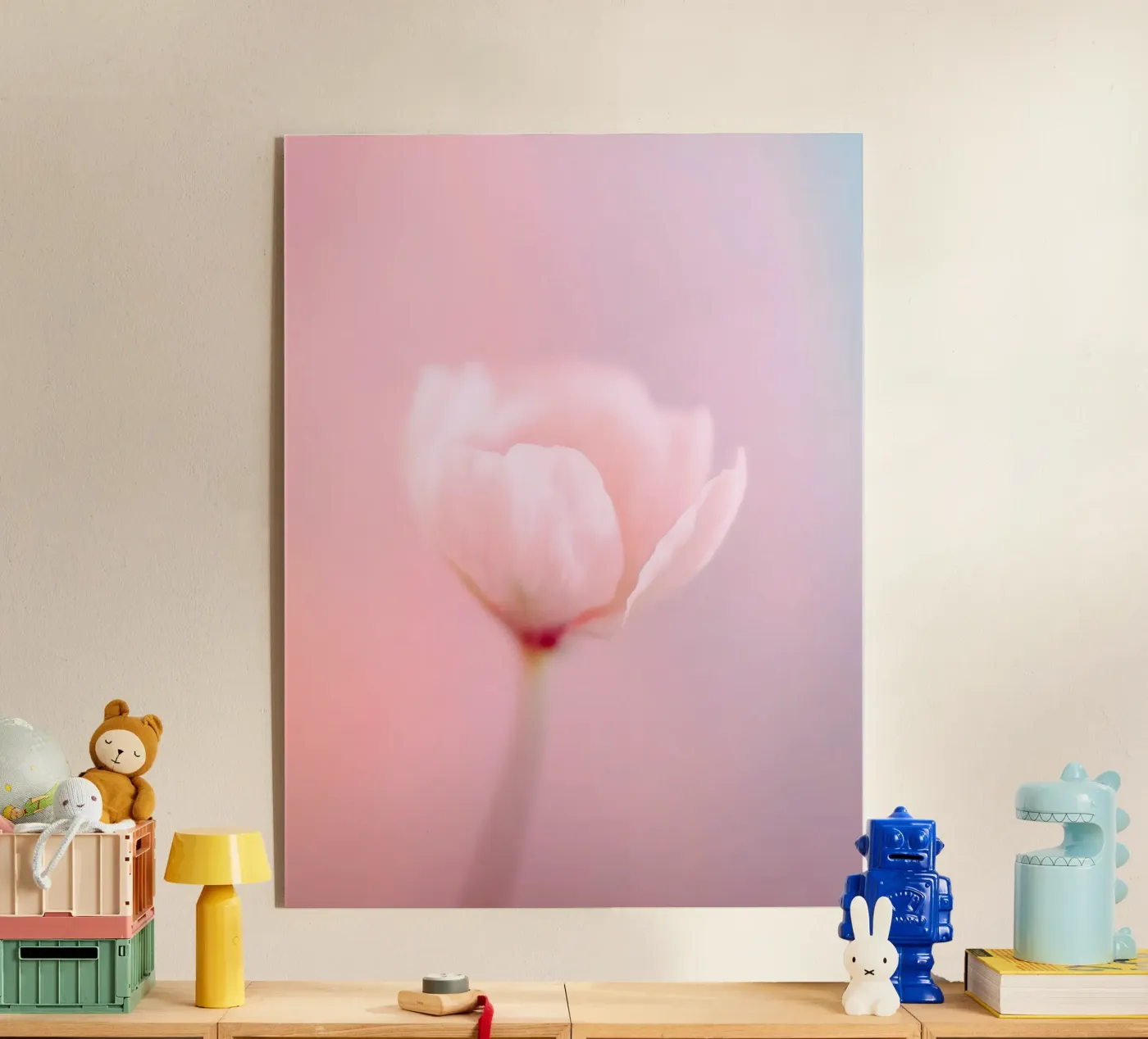 Fiore rosa plexiglass da Moon  Bloom