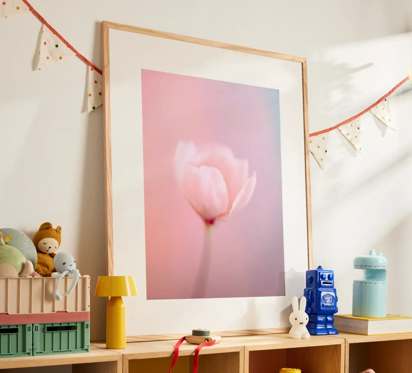 Pink Bloom poster van Moon Bloom