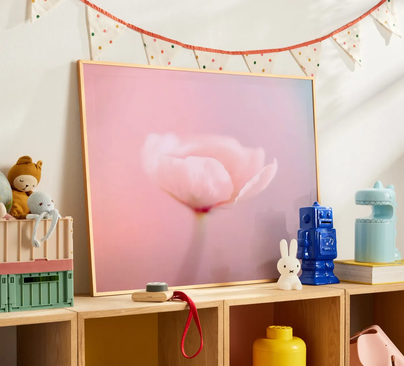 Pink Bloom poster van Moon  Bloom