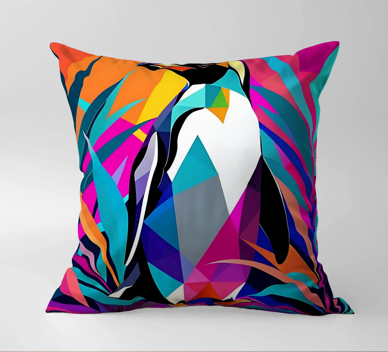 Pinguino_Stil_E_1 cuscino da Tierisch bunt by LK